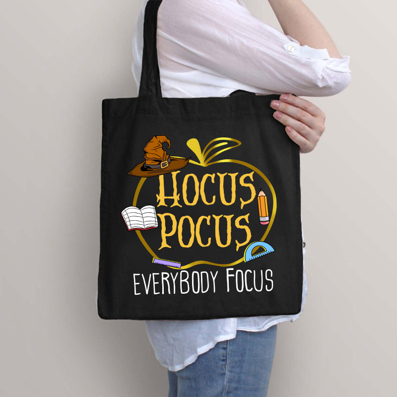 Hocus Pocus Everybody Focus Teacher Tote Bag SaleTeachersgram