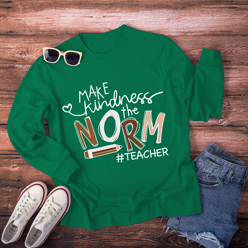 Make Kindness The Norm Long Sleeve T-Shirt