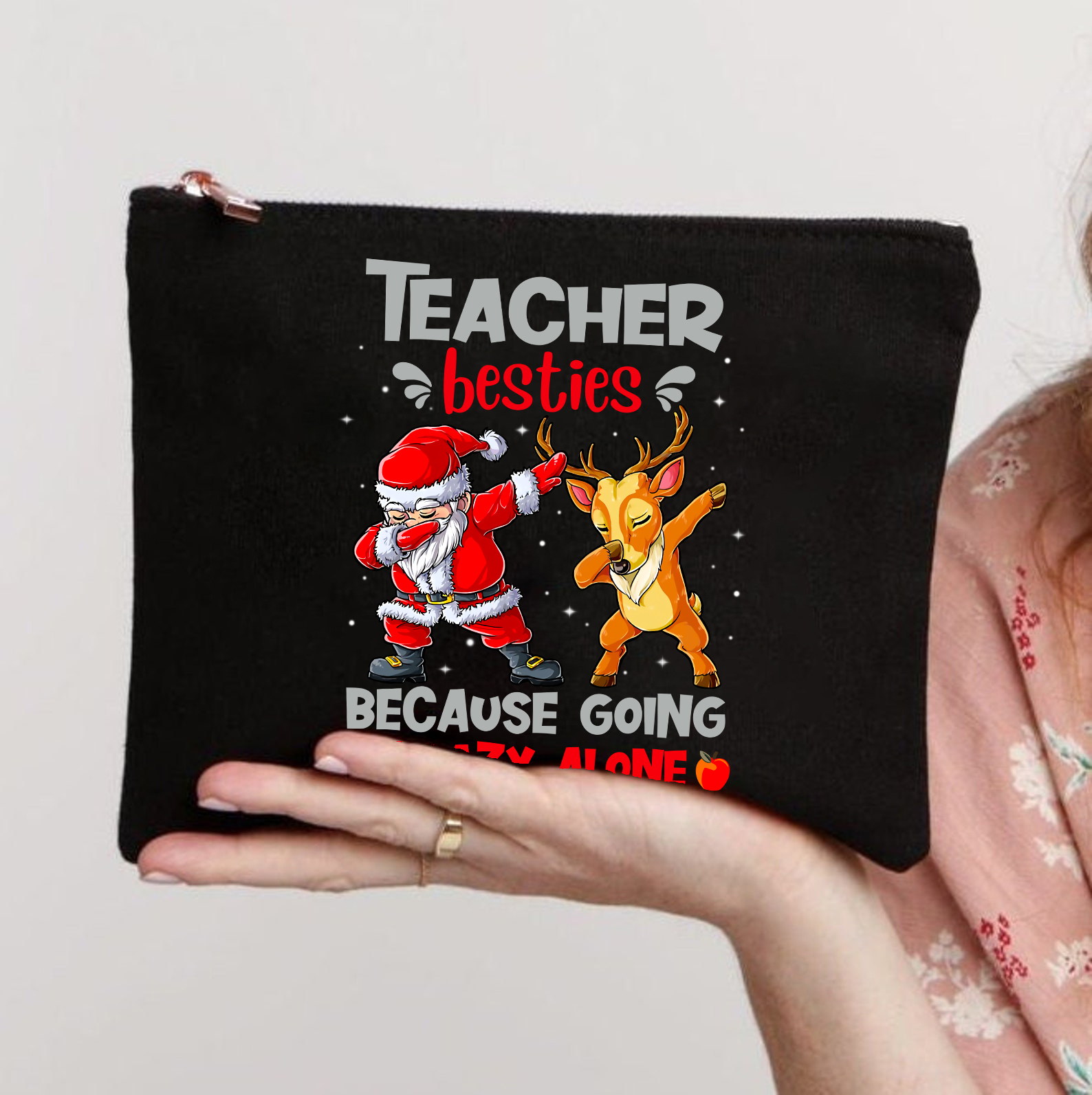 Teacher Besties Makeup Bag