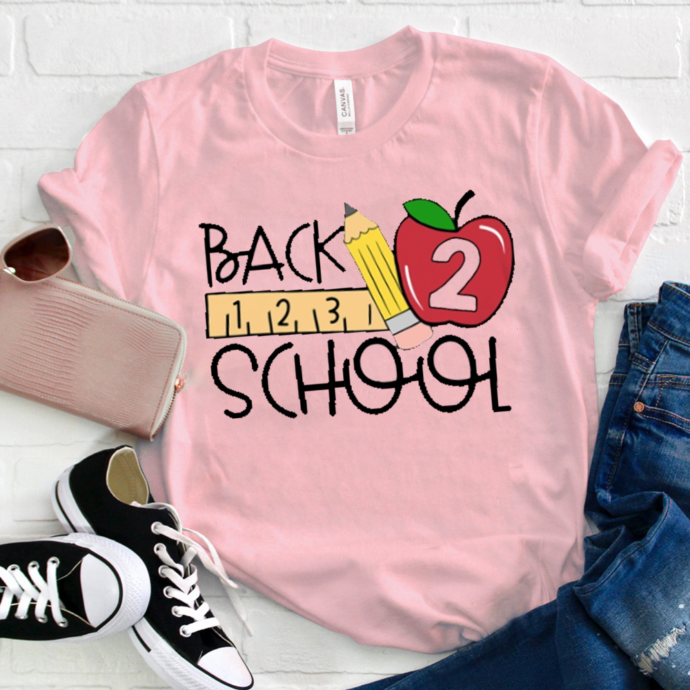 Back School Apple  T-Shirt