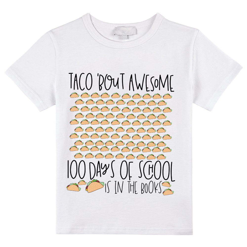 100 Days Of School In The Books Kids T-Shirt