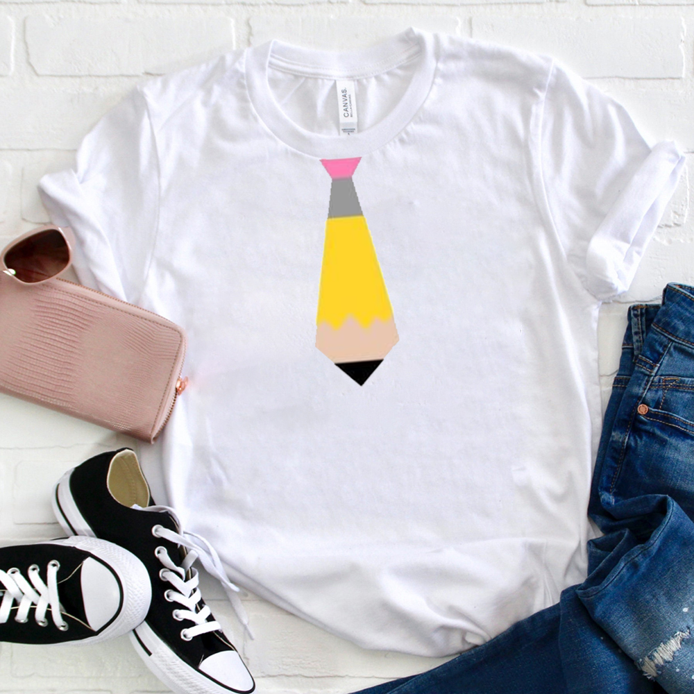 Cute Cartoon Tie   T-Shirt