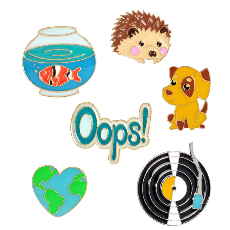 Love Everything On The Earth Series Pin Set