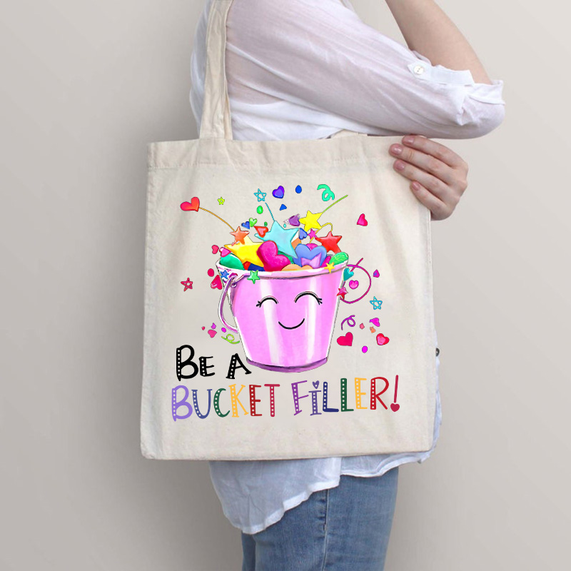 Be A Bucket Filler Cartoon Tote Bag