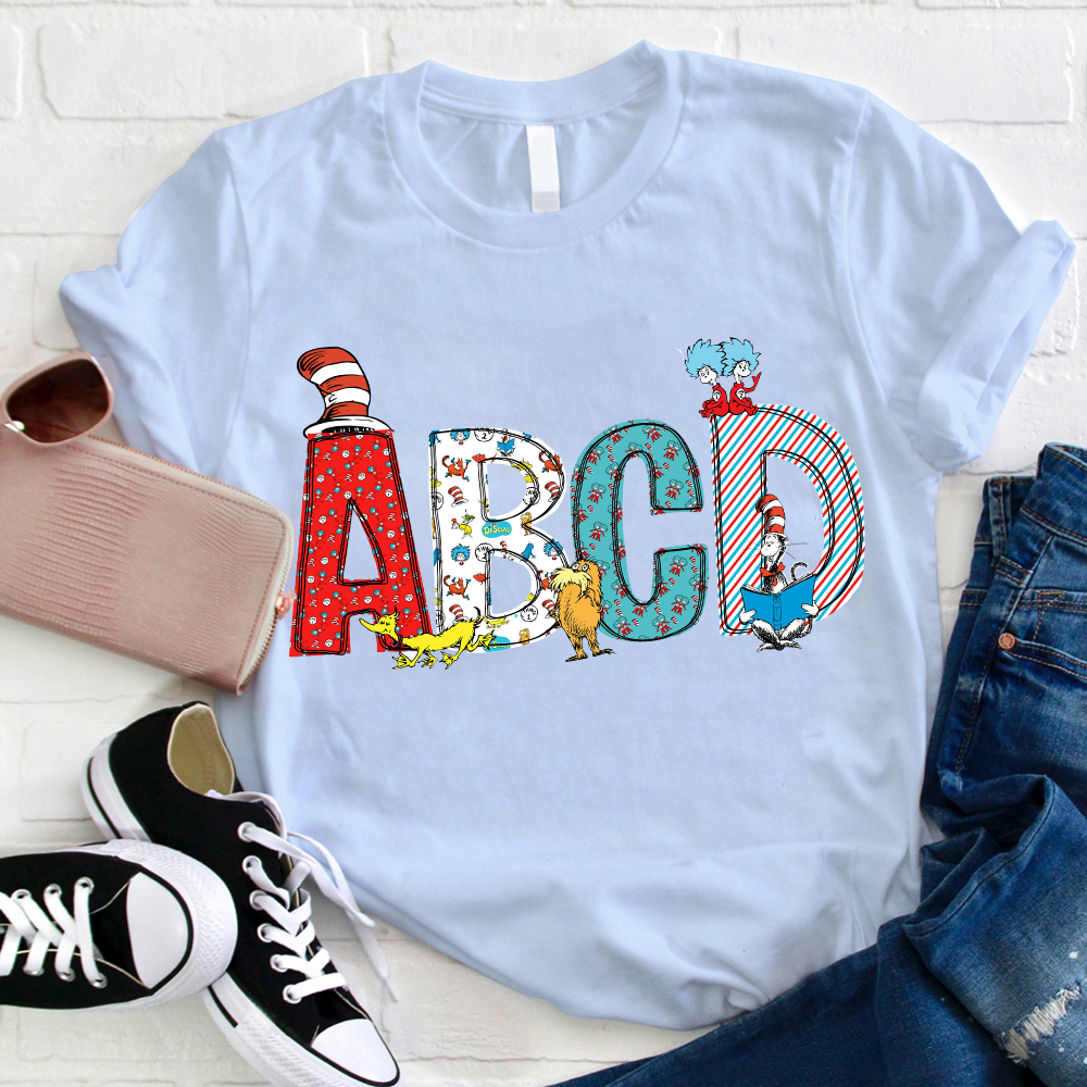 Letters With Rich Pattern T-Shirt