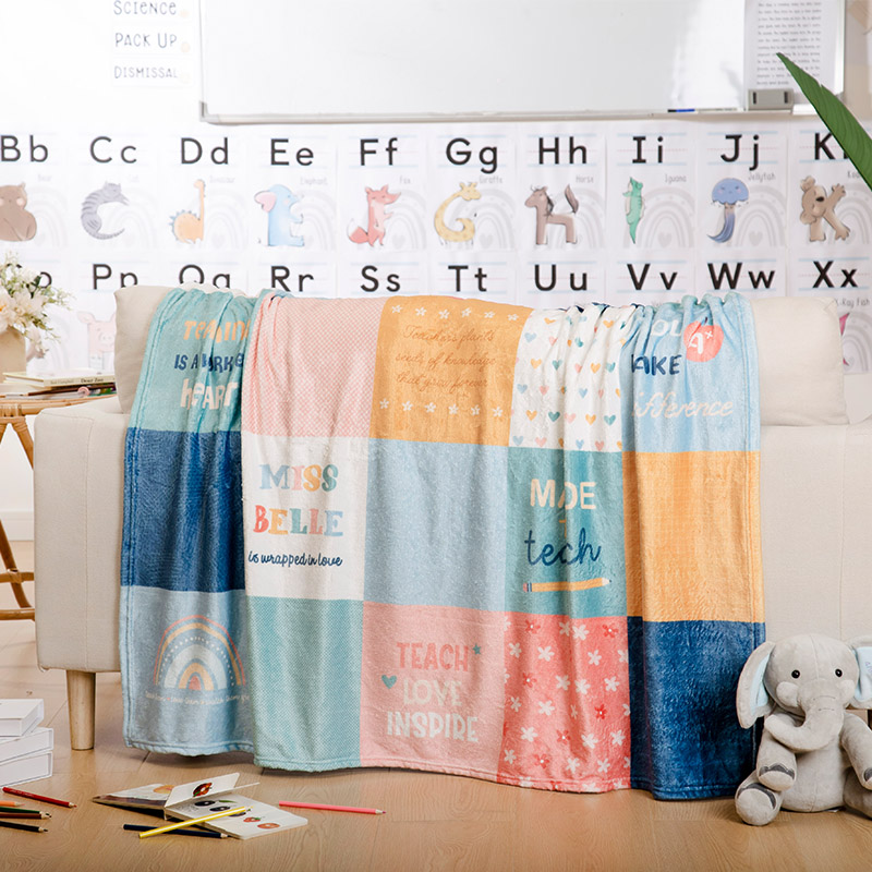 Colorful Teacher Blanket