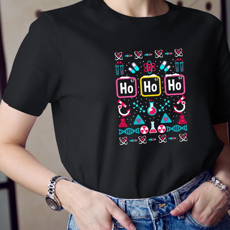 Ho Ho Ho Amazing Chemistry Teacher T-Shirt