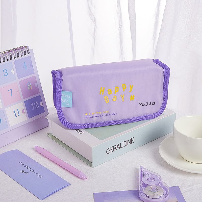 Personalized Light Color Cute Pencil Case