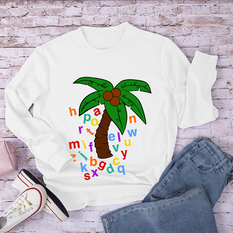 Chicka Chicka Boom Boom Tree Long Sleeve T-Shirt