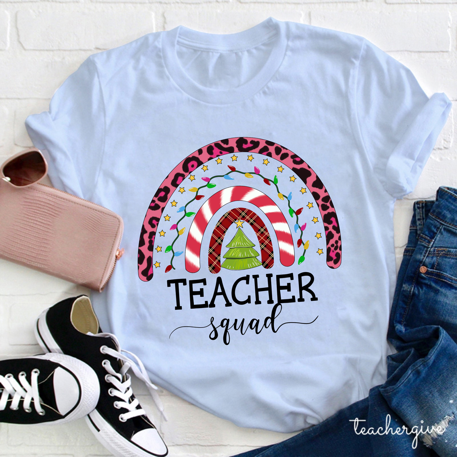 Join the Christmas Teacher Squad Teacher T-Shirt