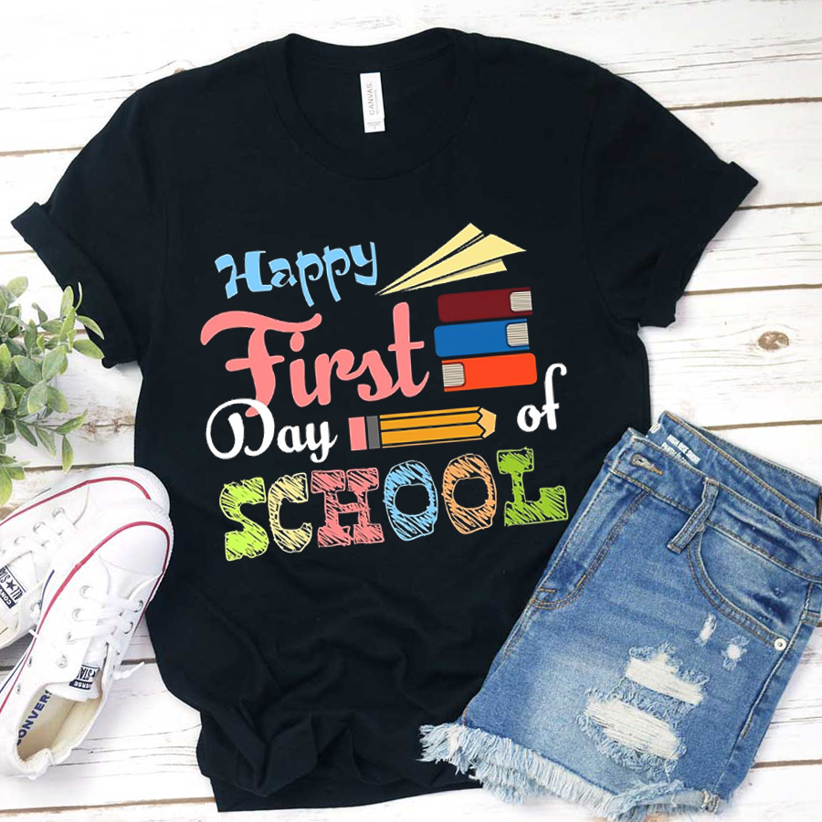 Happy First Day Of School Youth Vibes T-Shirt