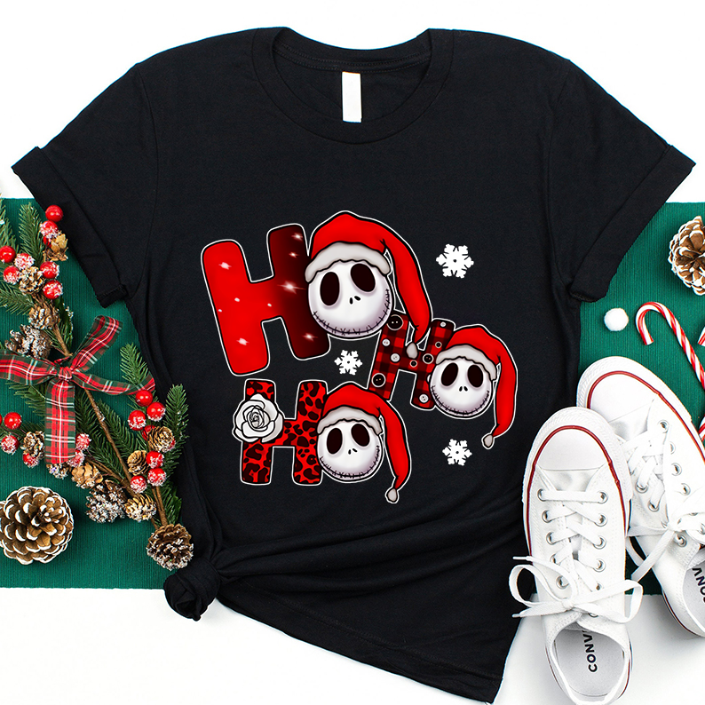 HO HO HO The Nightmare Before Christmas Teacher T-Shirt