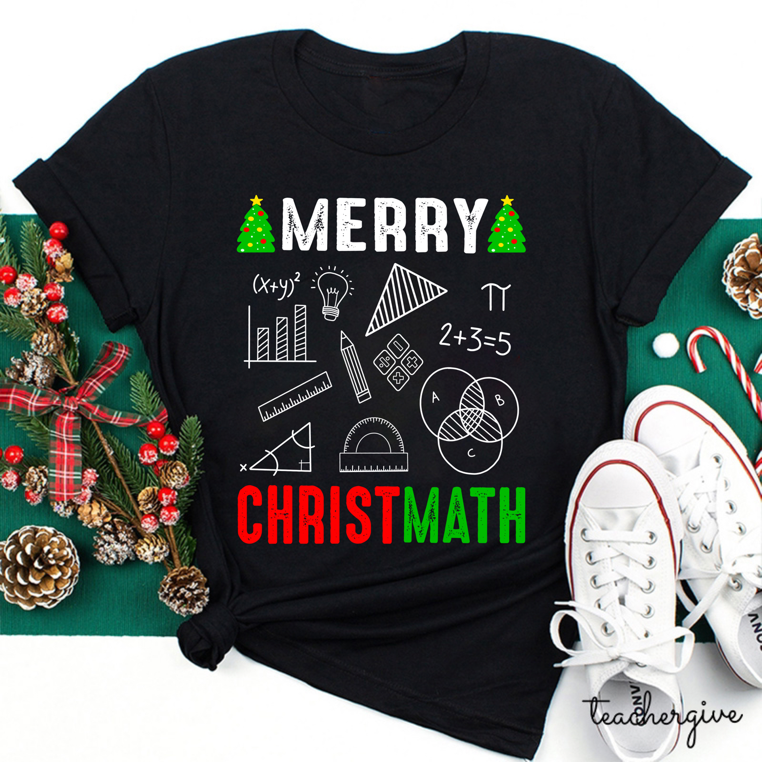 Merry Christmath Math Teacher T-Shirt