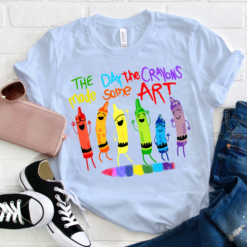 The Day The Crayons Made Some Art T-Shirt