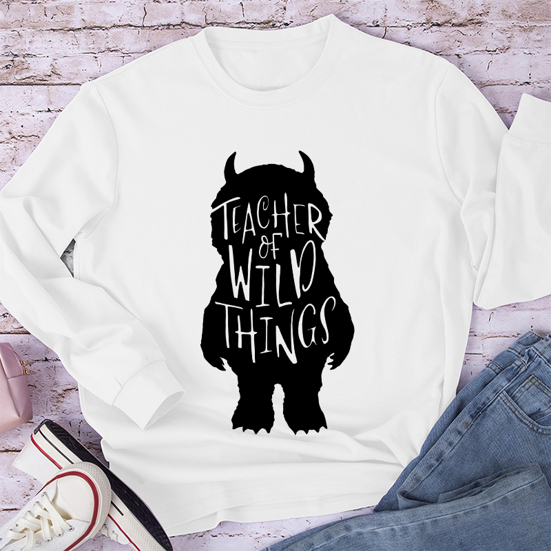 Teacher Of Wild Things Huge Beast Long Sleeve T-Shirt