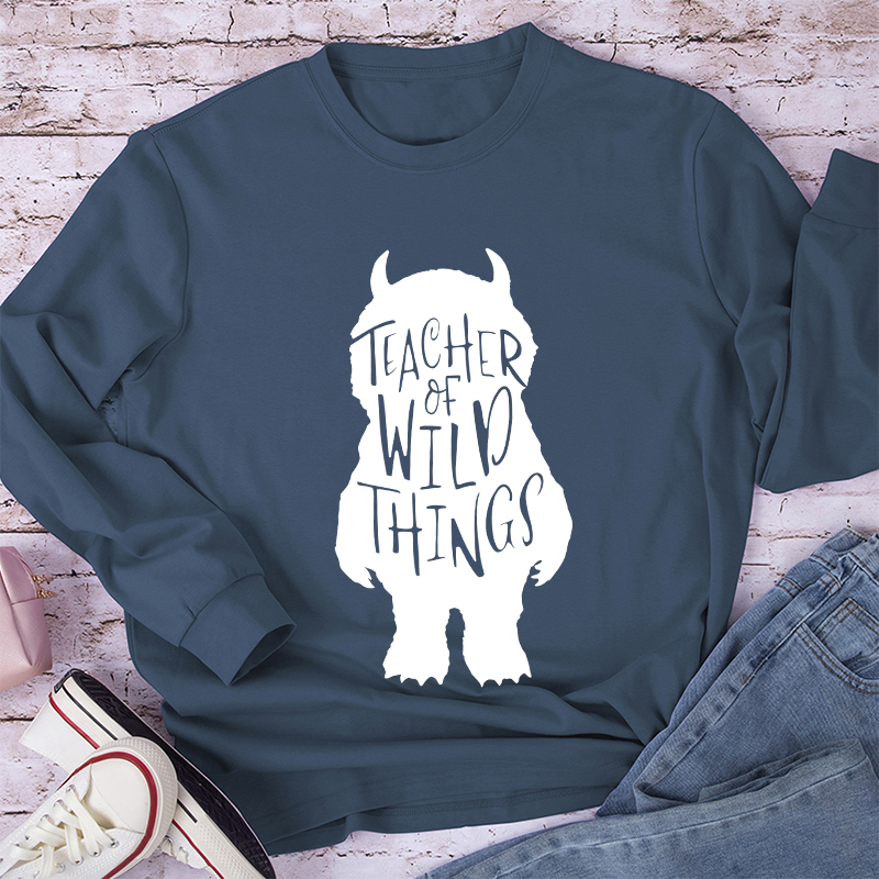 Teacher Of Wild Things Huge Beast Long Sleeve T-Shirt