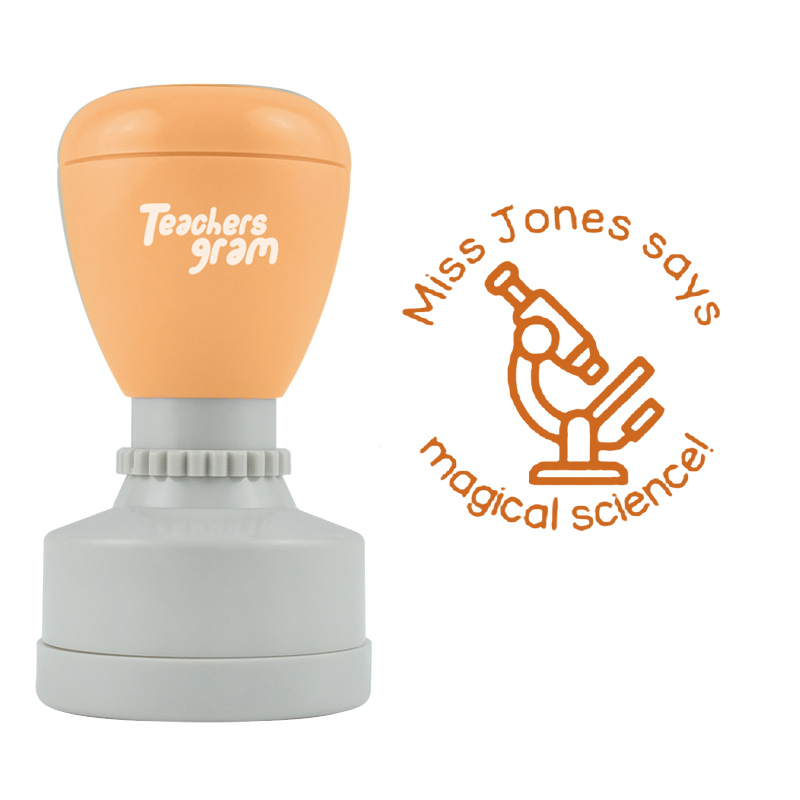 Personalized  Telescope Genius Work Stamp