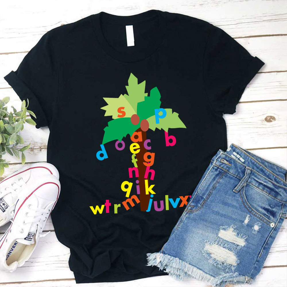 Letters Chicka Chicka Boom Boom T-Shirt