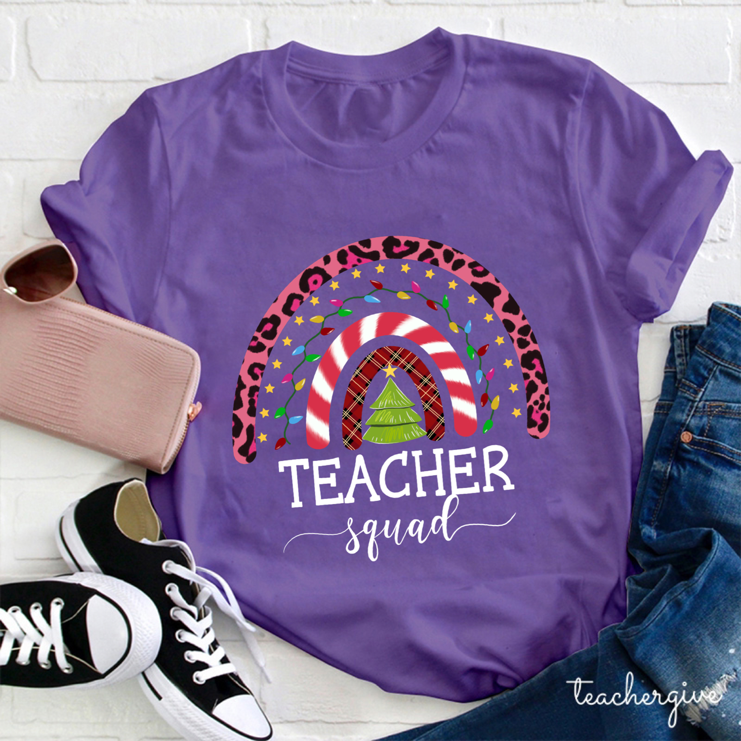 Join the Christmas Teacher Squad Teacher T-Shirt