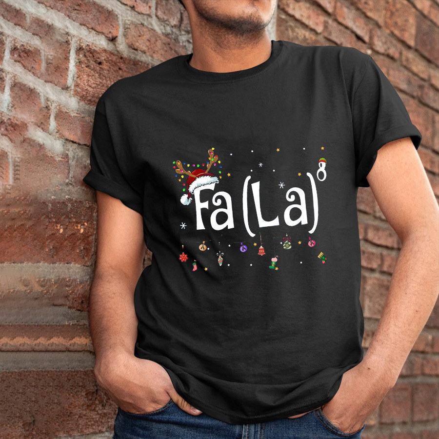 Fa La Christmas Lights T-Shirt