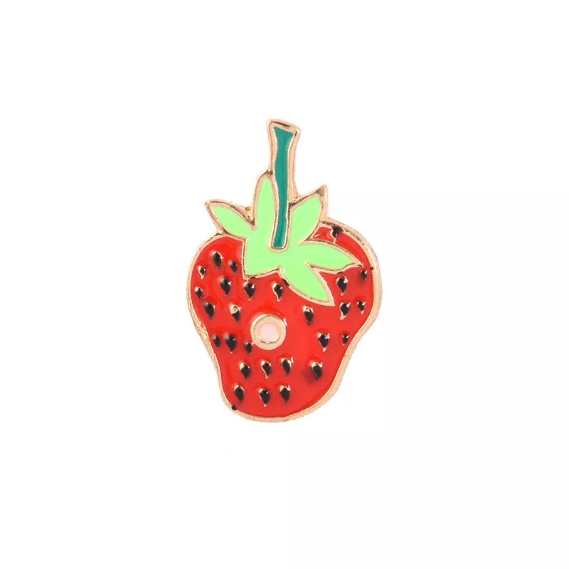 Lovely Caterpillar Strawberry Pin Set