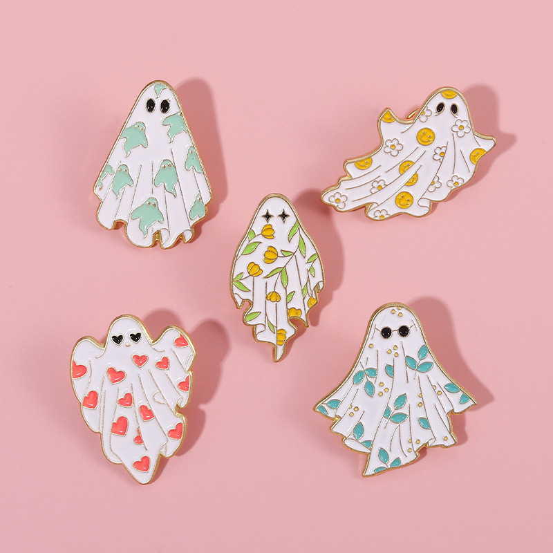 Floral Ghost Series Pin Set