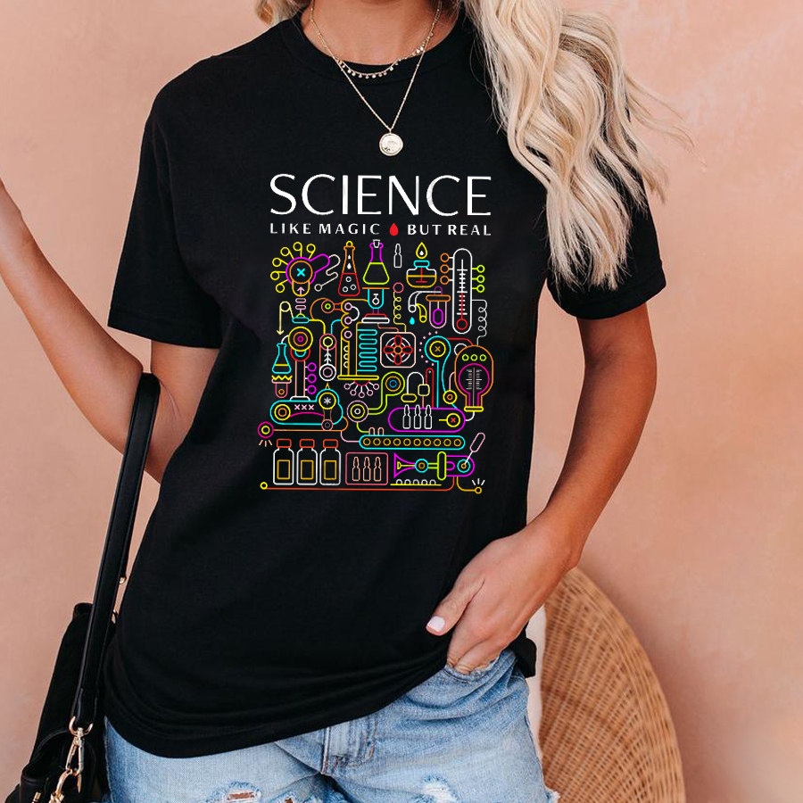 Science Like Magic But Real Teacher T-Shirt