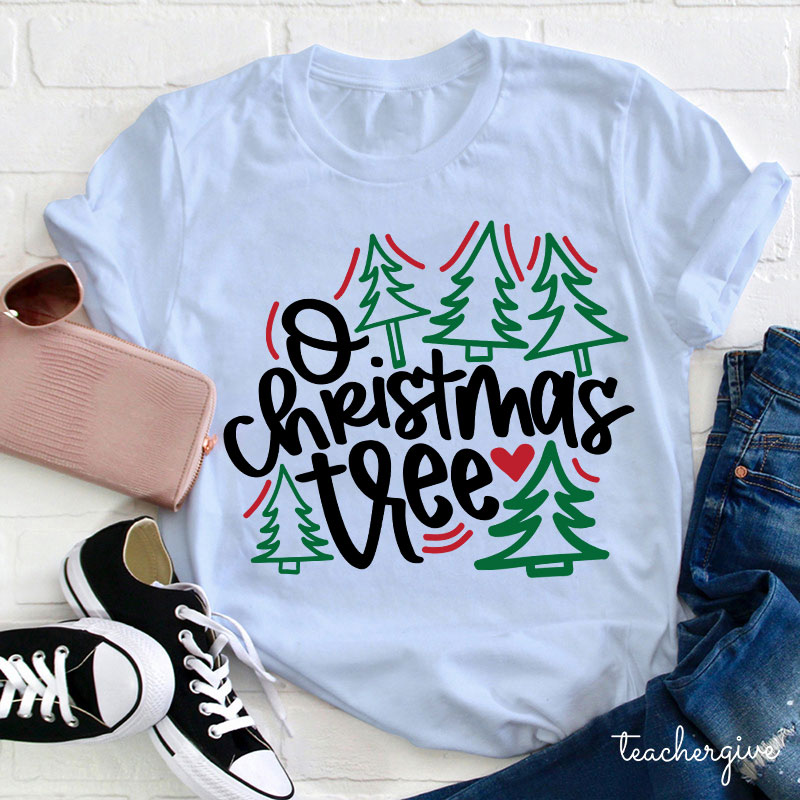 Christmas Tree Teacher T-Shirt