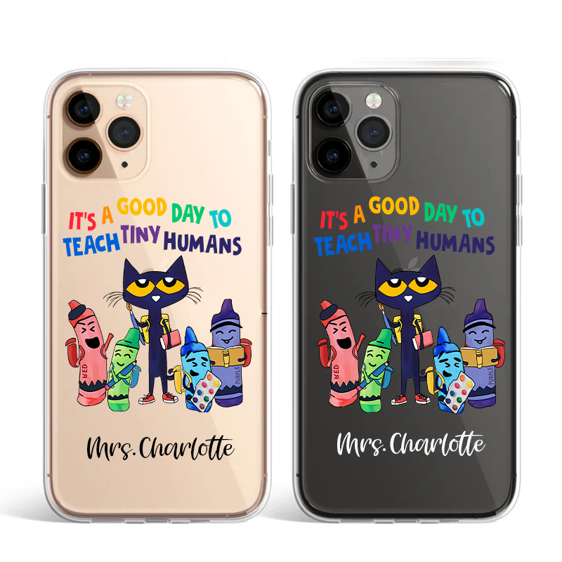Personalized iPhone 13 Series It's A Good Day To Teach Tiny Humans Soft Gel TPU Case