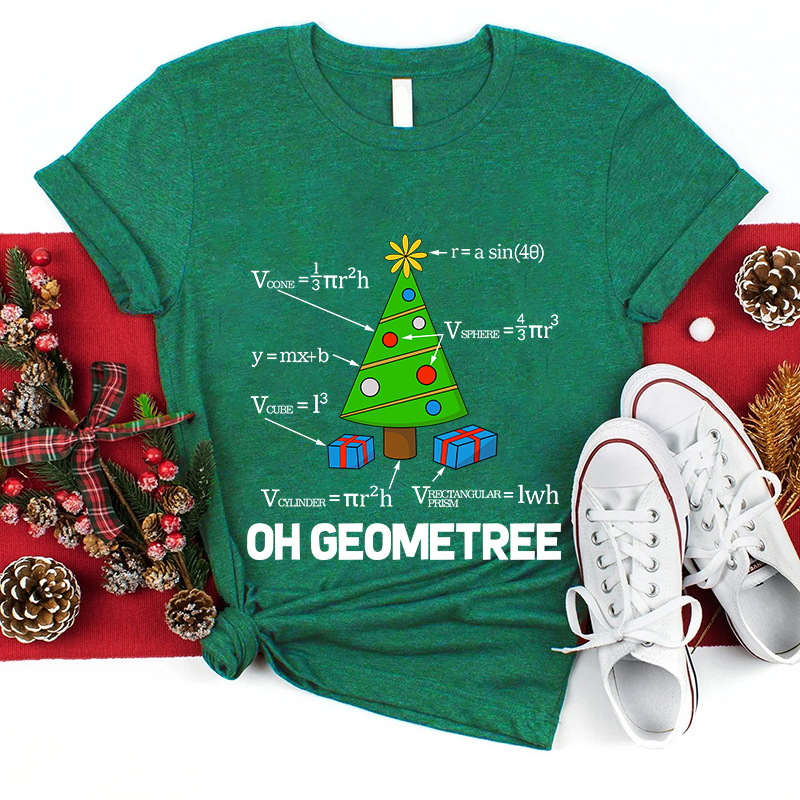 Christmas Oh Geometree T-Shirt