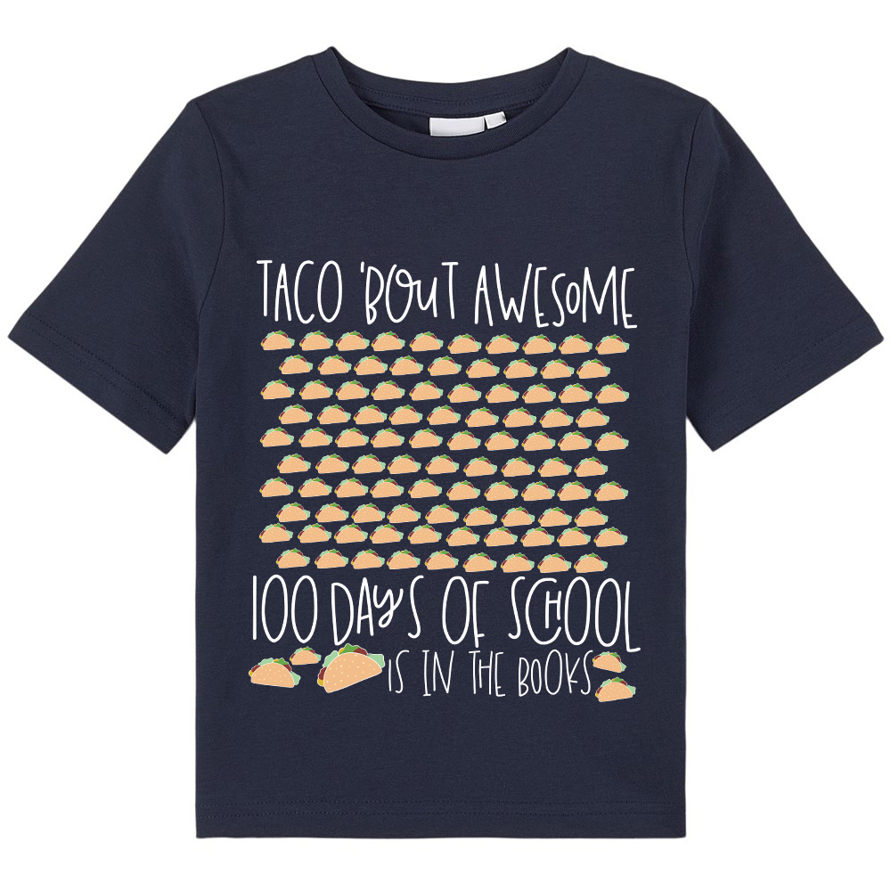 100 Days Of School In The Books Kids T-Shirt