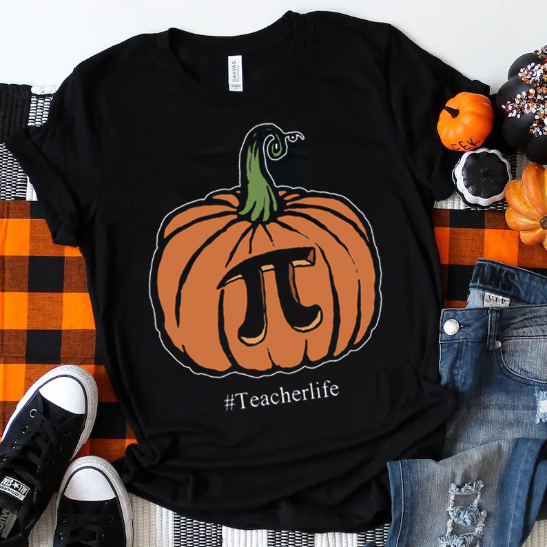 π Teacherlife Pumpkin T-Shirt