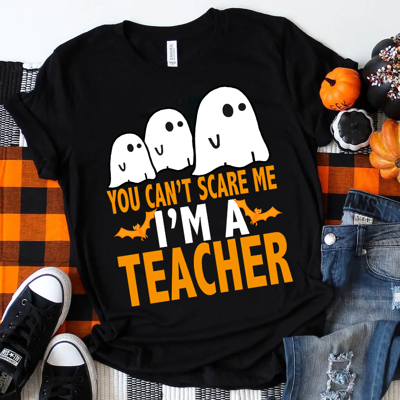 Funny Ghosts You Can't Scare Me T-Shirt