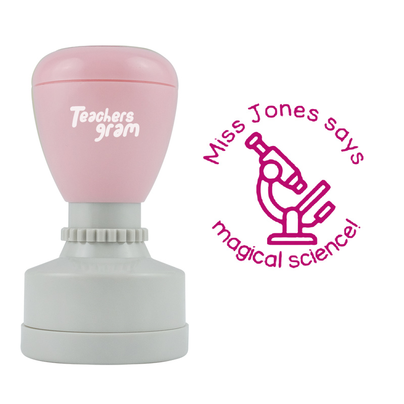 Personalized  Telescope Genius Work Stamp