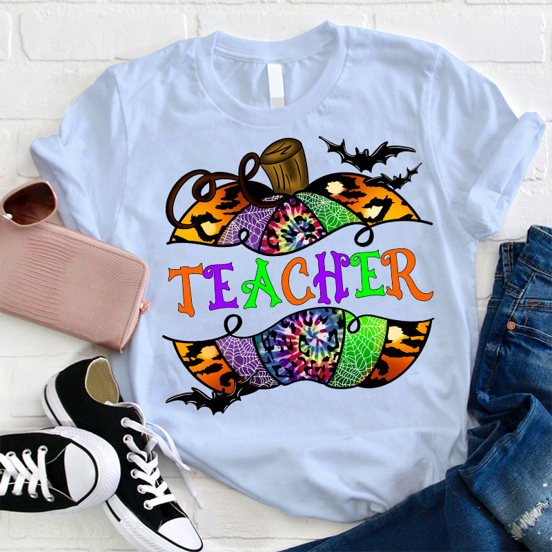 Trance Vibes Pumpkin Teacher T-Shirt