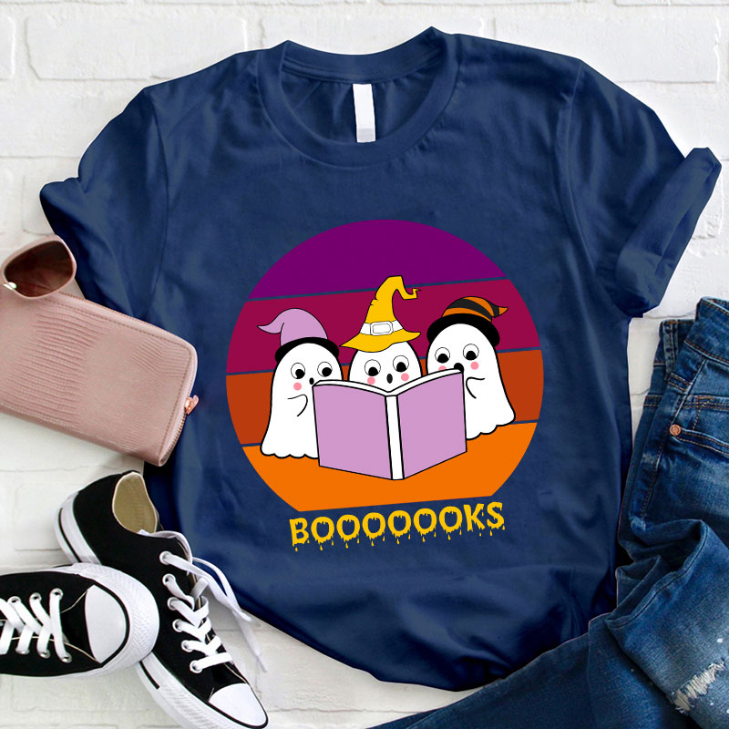 The Little Ghost Reading Booooooks T-Shirt