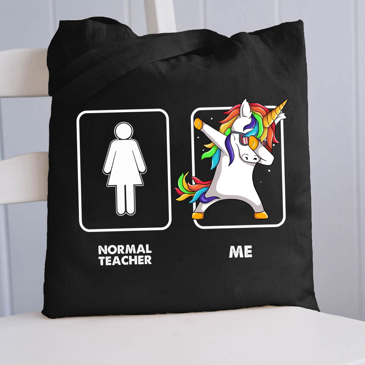 Normal Teacher & Me Tote Bag-Teachergive