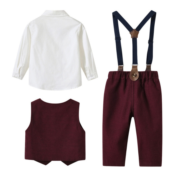 Boys' Three Piece Gentleman's Shirt Suit