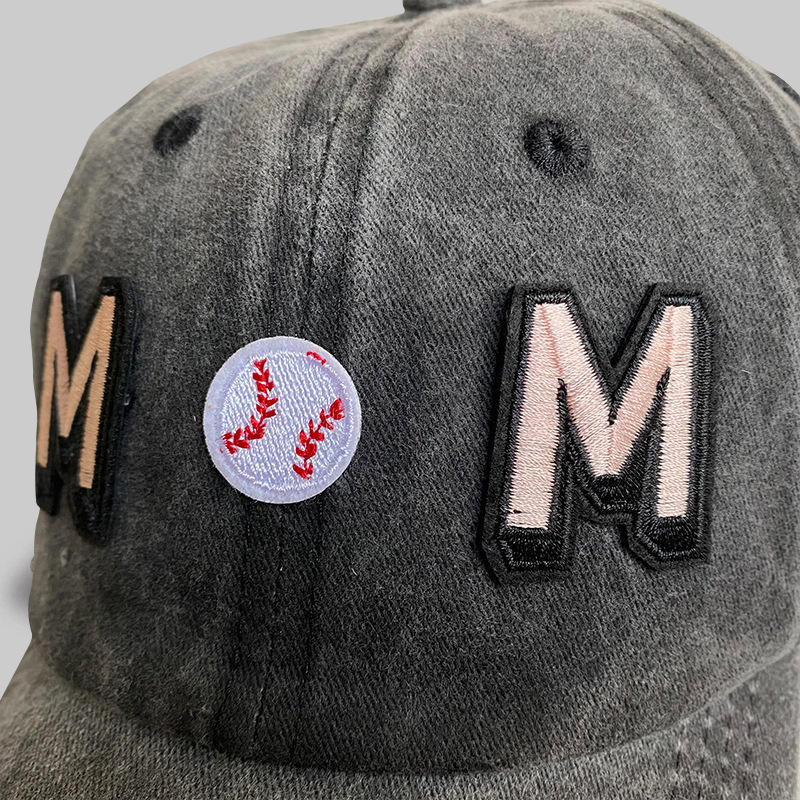 Baseball Mom Letter Embroidered Baseball Caps