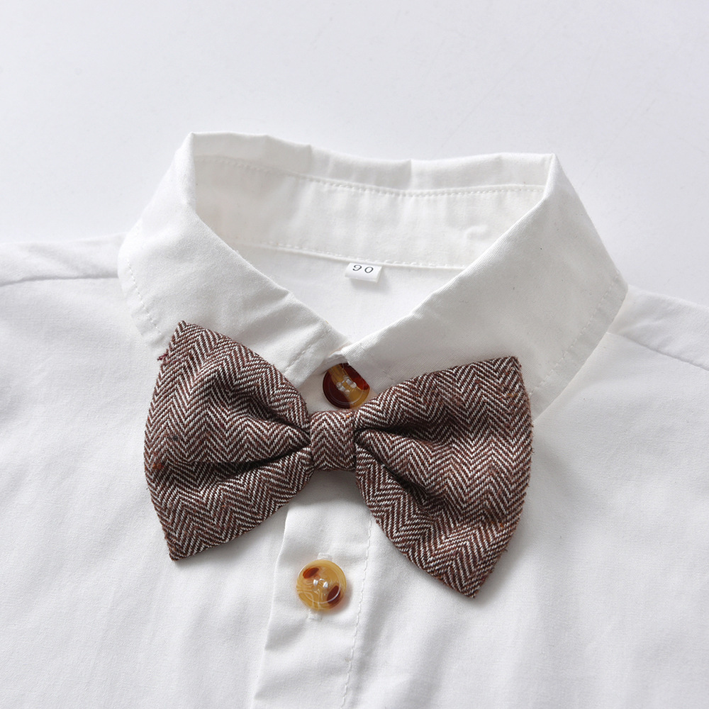 Gentleman's Two-piece Shirt And Overalls