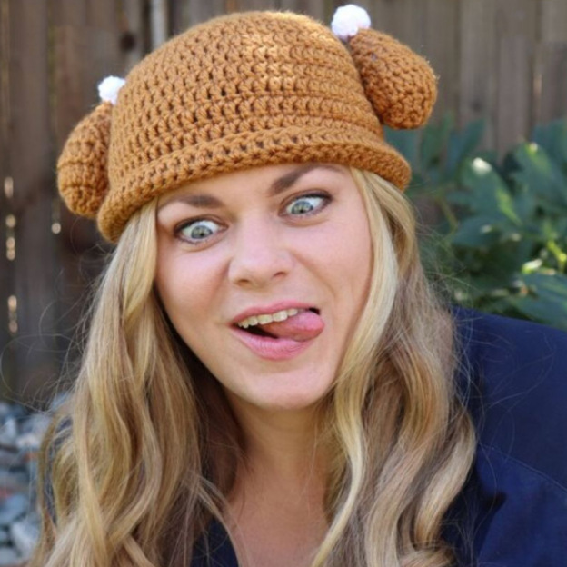 Hand-crocheted Parent-Child Chicken Drumstick Hat