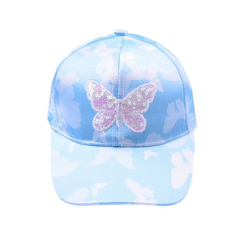UPF 30+ Butterfly Kids Baseball Hat