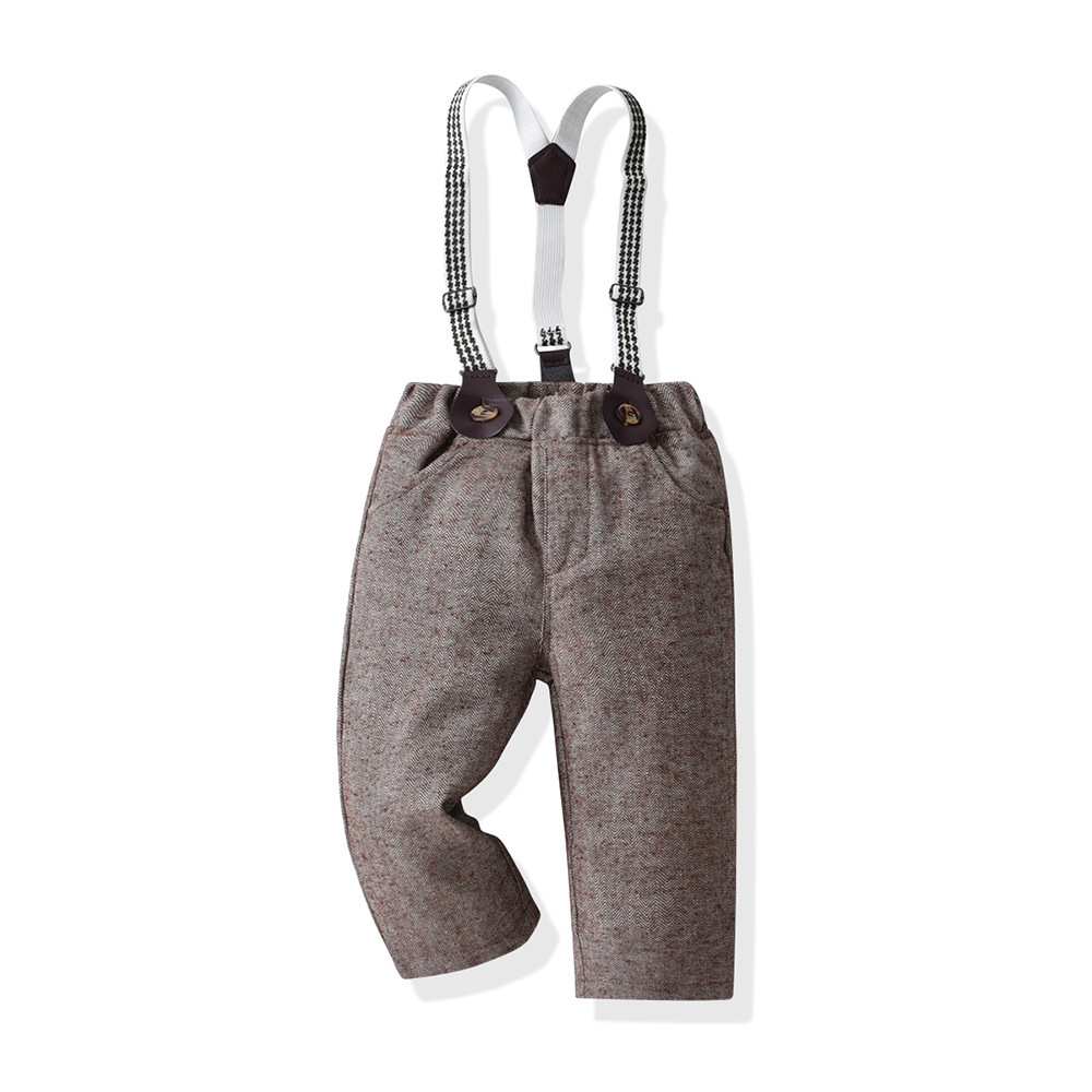 Gentleman's Two-piece Shirt And Overalls