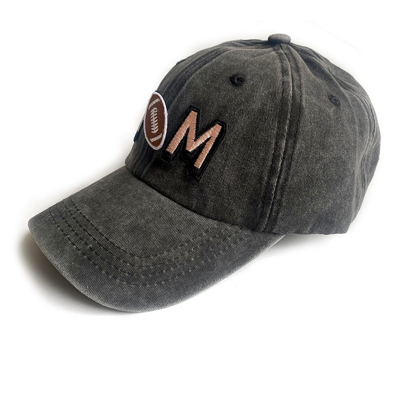 Rugby Mom Letter Embroidered Baseball Caps
