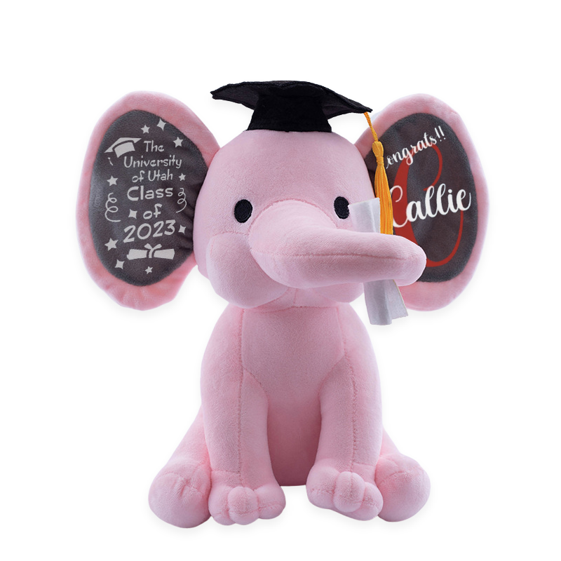 Personalized Graduation Keepsake Elephant
