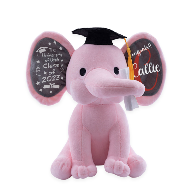 Personalized Graduation Keepsake Elephant