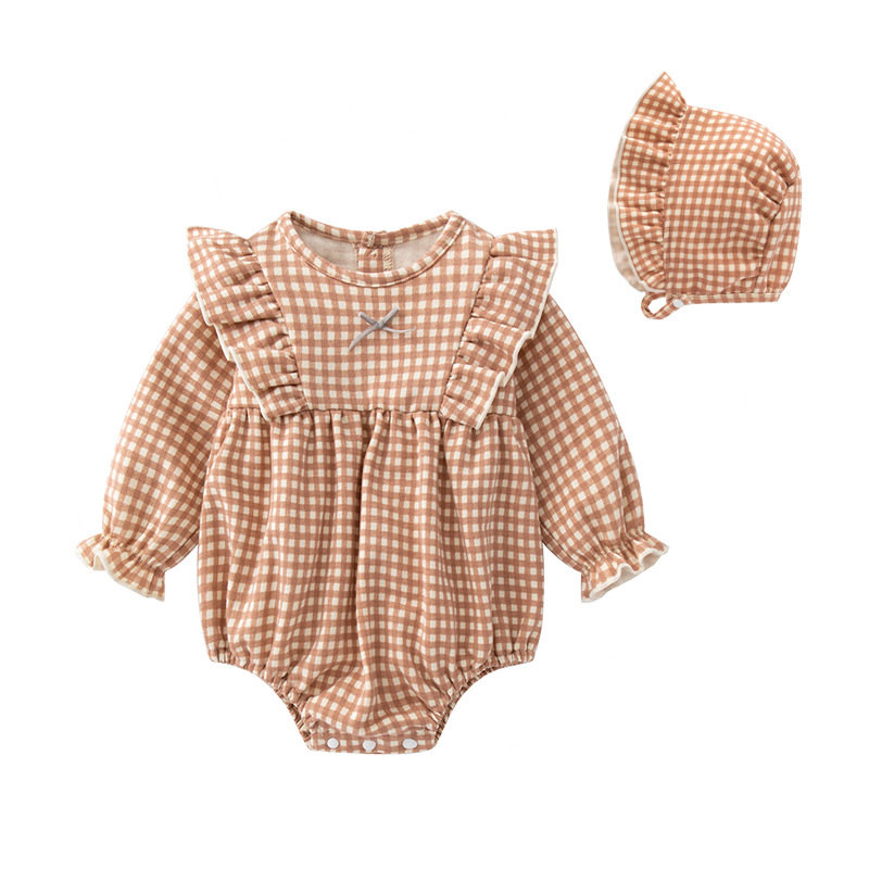 Cute baby tiangle Ha clothes baby crawling suit