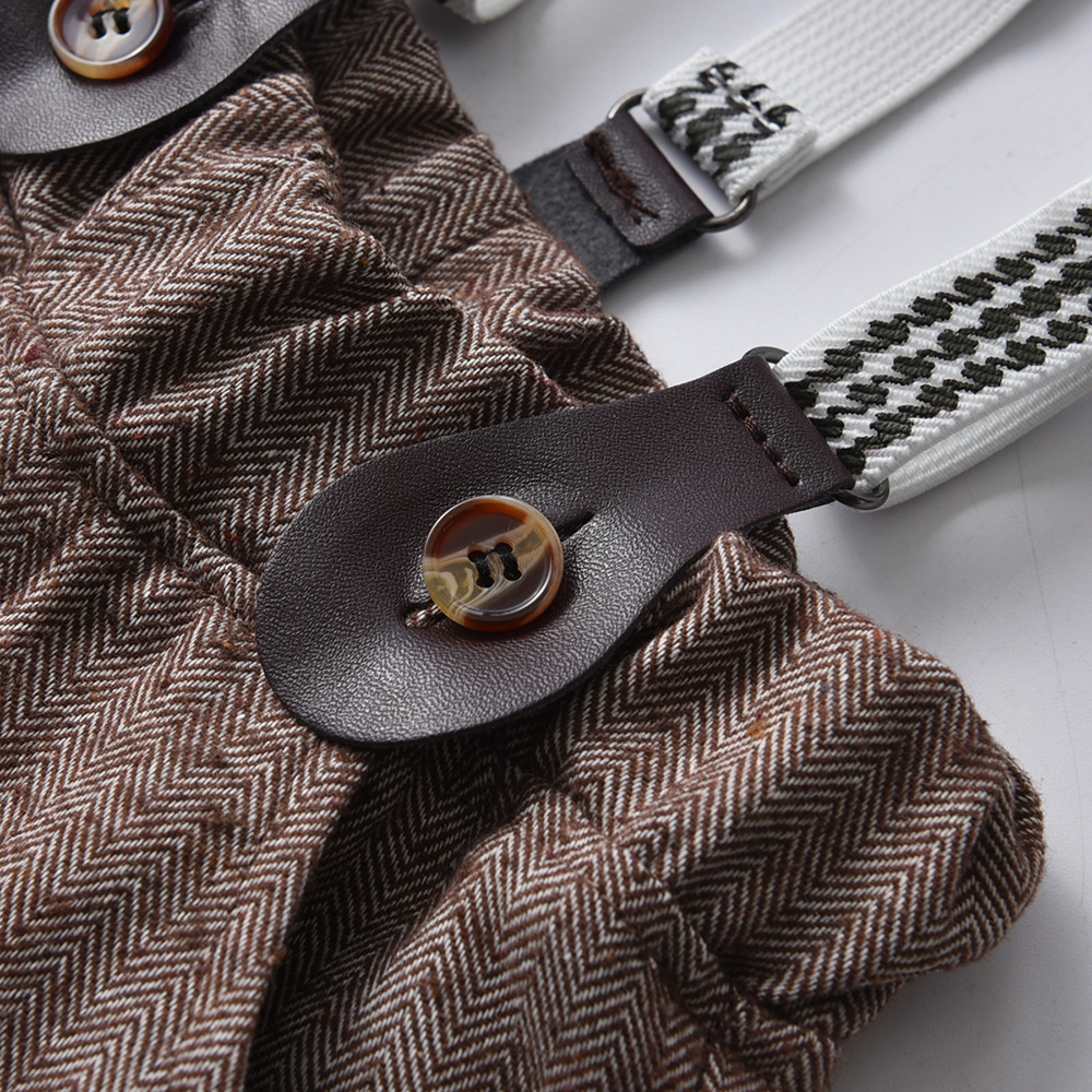 Gentleman's Two-piece Shirt And Overalls