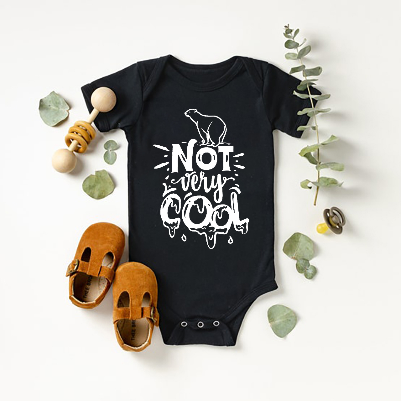 Save The Animals Earth Day Bodysuit For Baby