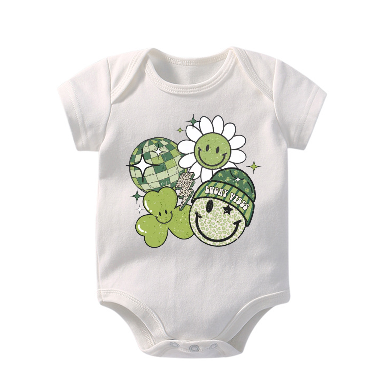 Disco Lucky Vibes Bodysuit For Baby